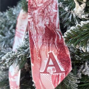 Hair Ribbon Letter A